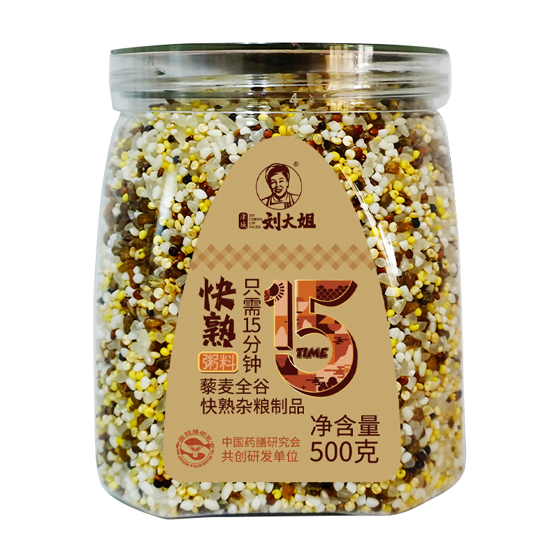 津城刘大姐 藜麦全谷粥料（快熟杂粮制品）500g*2（罐）