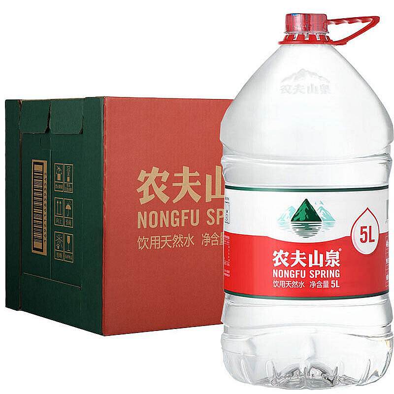 农夫山泉 饮用天然水 5L*4桶/箱 (单位：桶)