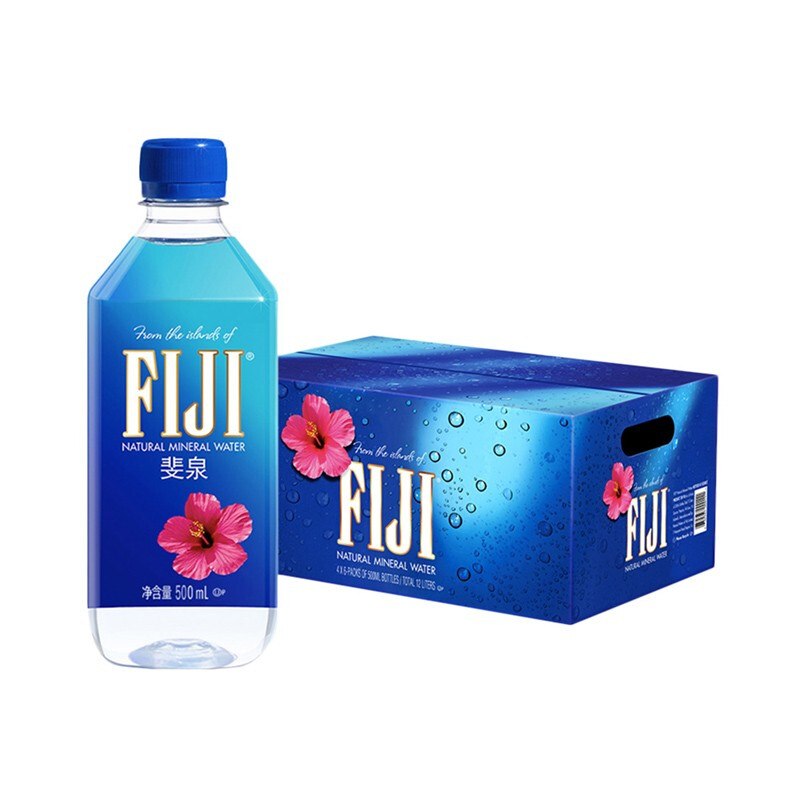 斐泉（FIJI）斐济原装进口 天然矿泉水500ml*24瓶（单位：箱）
