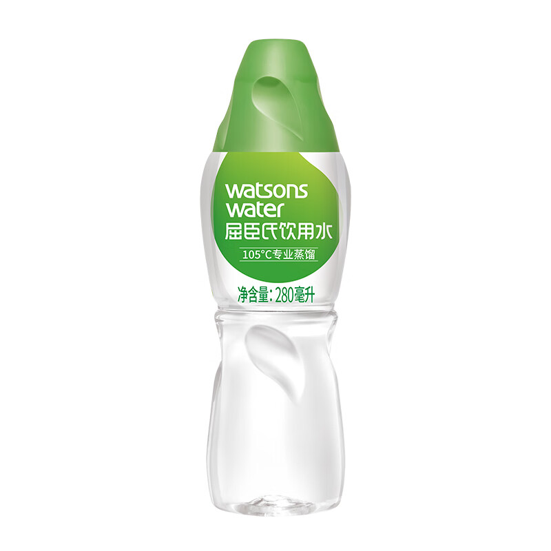 屈臣氏Watsons 饮用水 105℃高温蒸馏制法280ml（单位：瓶）