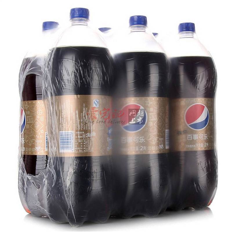 百事可乐 碳酸饮料汽水 2L/瓶 (6瓶/箱) (单位：箱)