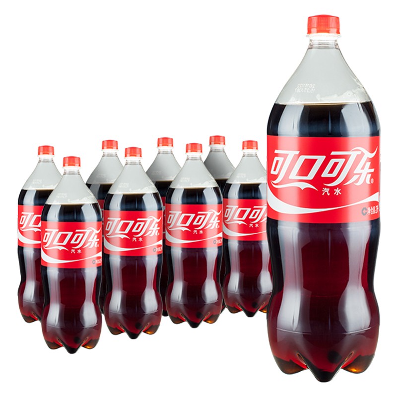 可口可乐 Coca-Cola 汽水 碳酸饮料 2L*8瓶（单位：件）