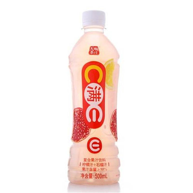 天喔茶庄 C满E（柠檬汁+石榴汁）500ml/瓶 (单位：瓶)