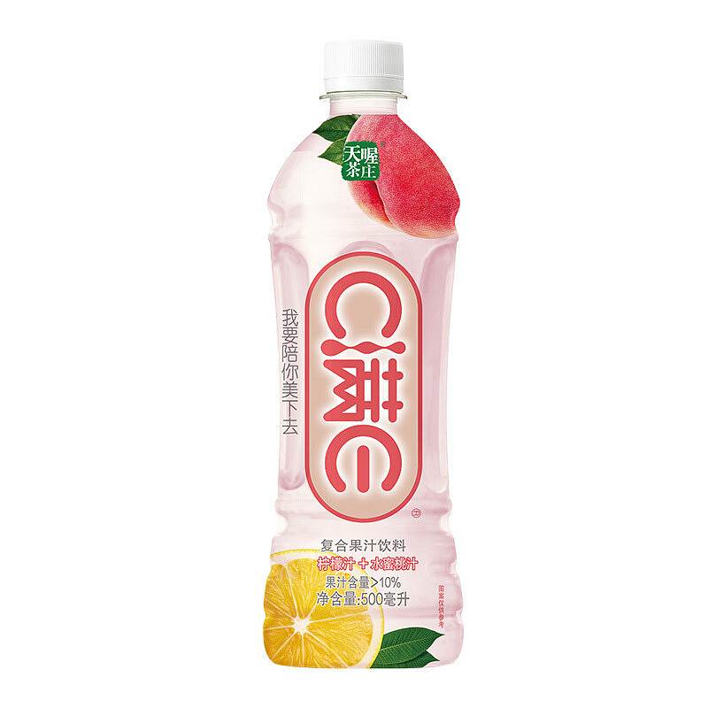 天喔茶庄 C满E（柠檬汁+水蜜桃汁）500ml/瓶 (单位：瓶)