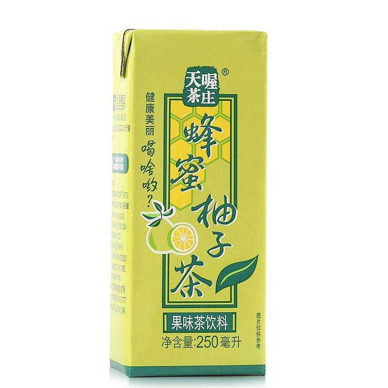 天喔茶庄 蜂蜜柚子茶利乐包 250ml/瓶 (单位：瓶)