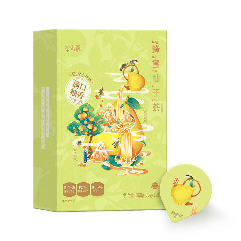 李子柒蜂蜜柚子茶360g(盒)