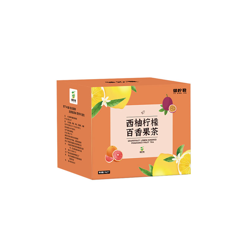 御柠君西柚柠檬百香果茶YNJ010（盒）