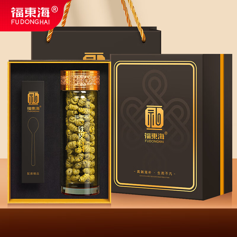 福东海（fudonghai）特优级铁皮石斛枫斗105g礼盒（单位：盒）