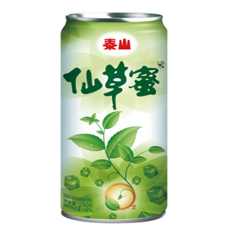 泰山 仙草蜜凉茶烧仙草即食果冻凉粉饮料 250ml*24 茶饮料 (单位：箱)