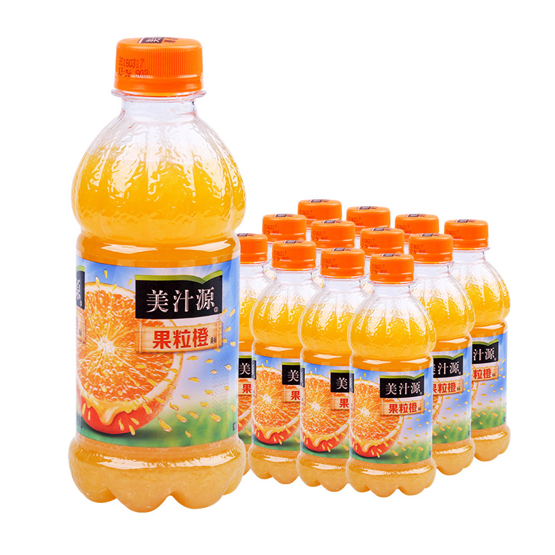 美汁源果粒橙橙汁300ml*12瓶（箱）