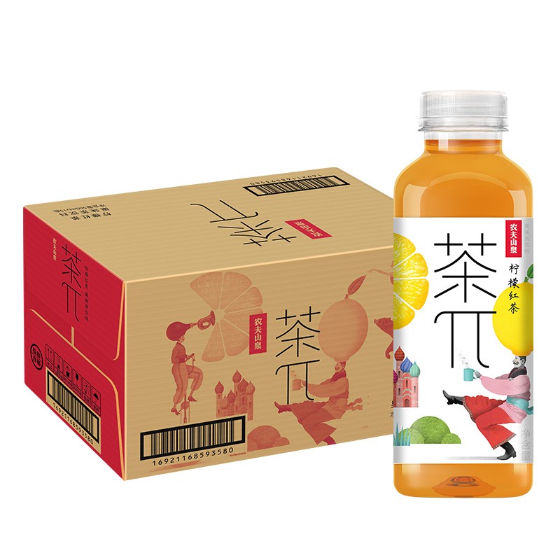 农夫山泉茶π柠檬红茶500ML*15(箱)