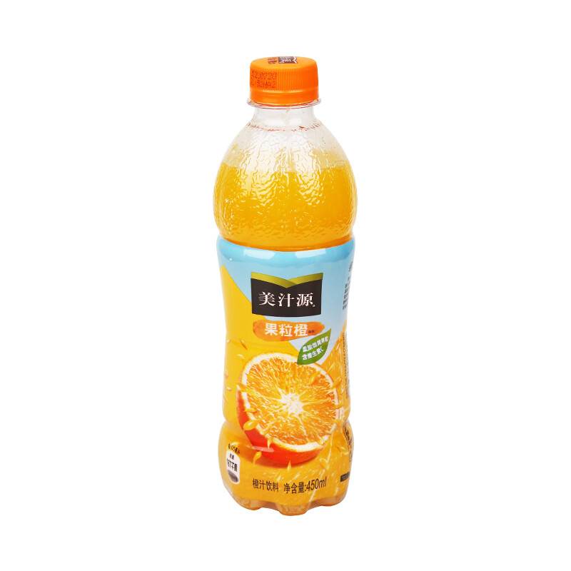 美汁源果粒橙橙汁450ml（单位：瓶）