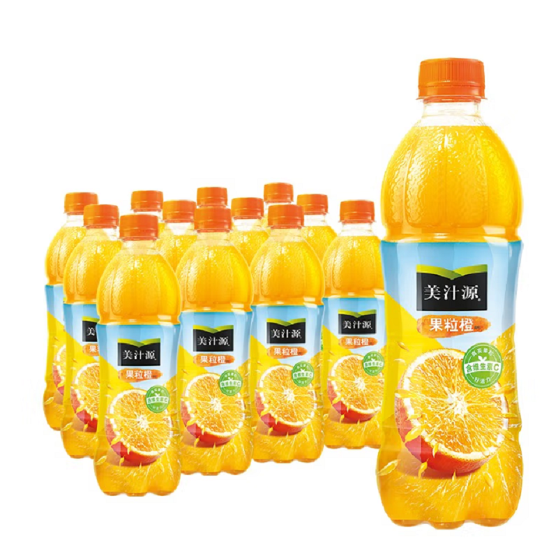 美汁源 果粒橙 450ml*12  单位（箱）