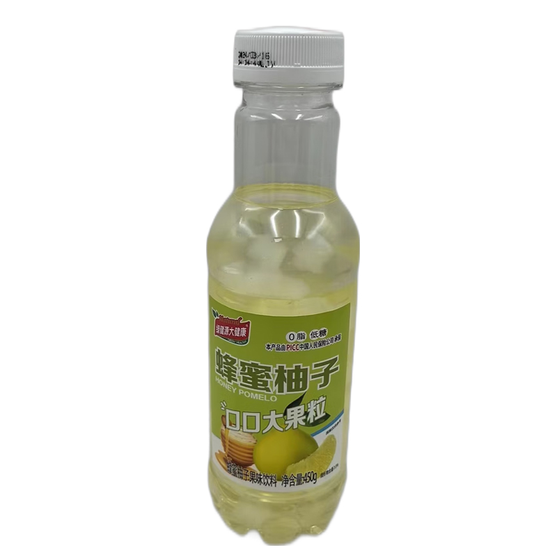 绿健源大果粒蜂蜜柚子饮料450g(单位：瓶)