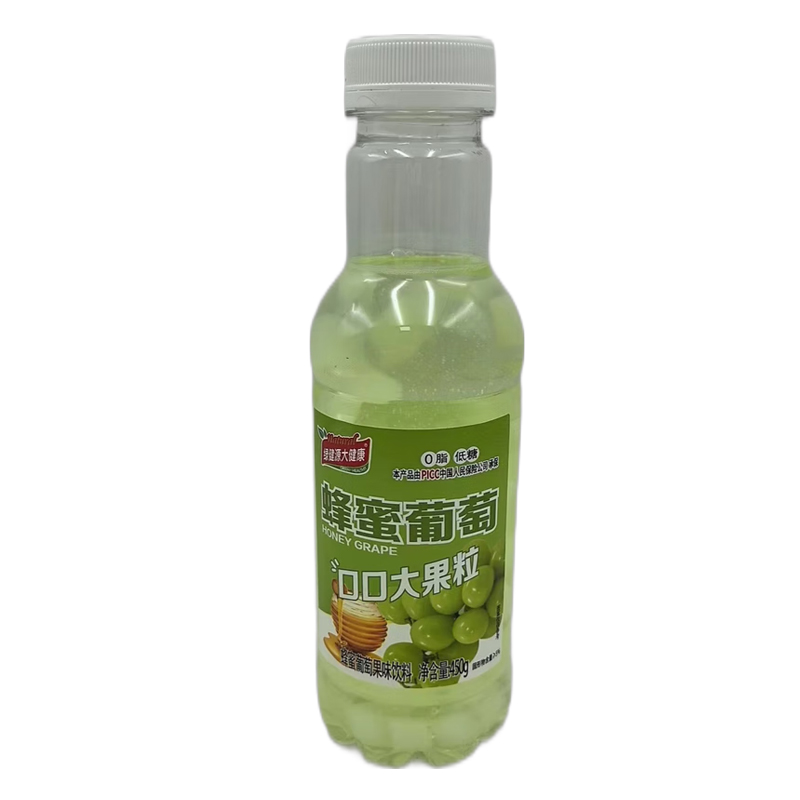绿健源大果粒蜂蜜葡萄饮料450g(单位：瓶)