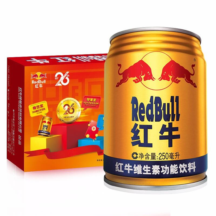 红牛 维生素 功能饮料 250ml*24罐(单位：箱)