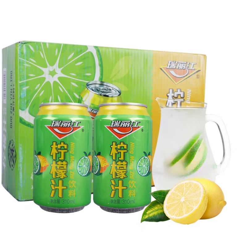 瑞丽江柠檬汁饮料310ml*24瓶/箱（箱）