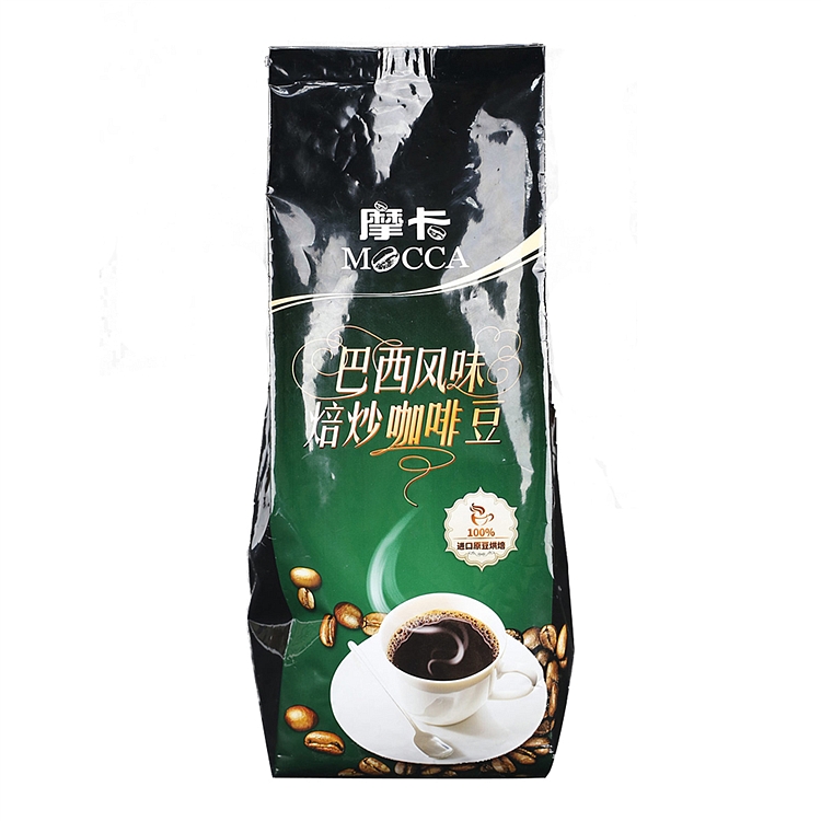 摩卡巴西风味焙炒咖啡豆454g/袋(袋)