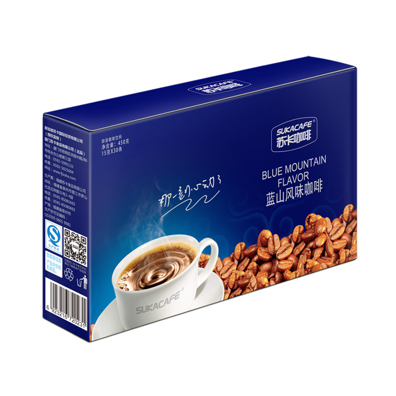 苏卡蓝山风味速溶咖啡1200g(盒)