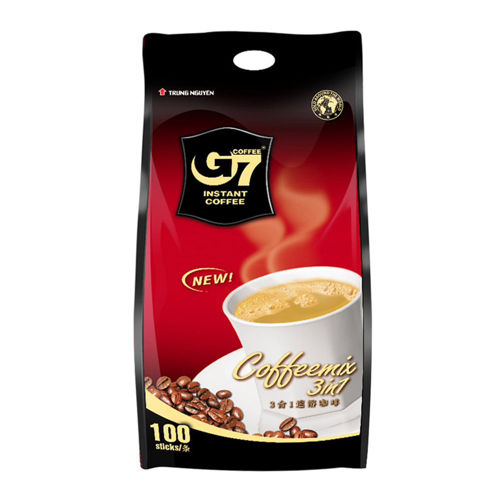 中原G7三合一速溶咖啡袋装16g*100条（单位：袋）