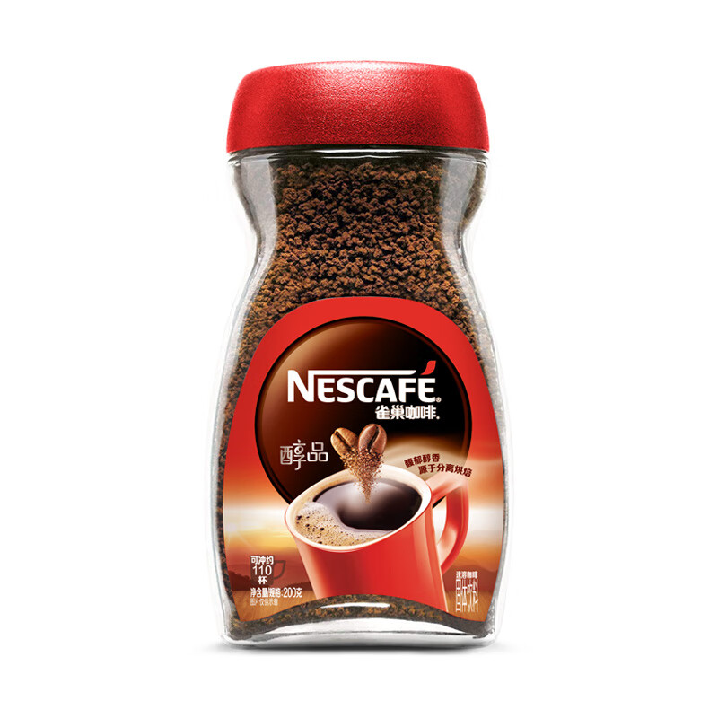 雀巢 醇品速溶 黑咖啡 无蔗糖200g（单位：瓶）