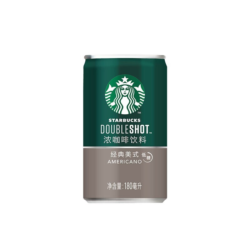 星巴克星倍醇经典美式浓咖啡饮料180ml*6罐（罐）