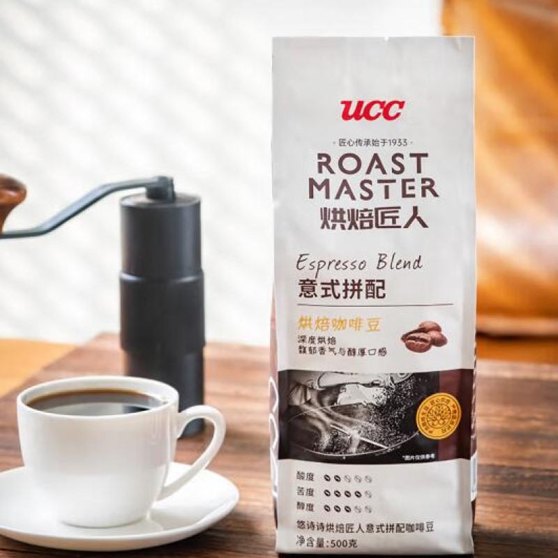 悠诗诗（UCC）意式烘焙500g咖啡豆（包）