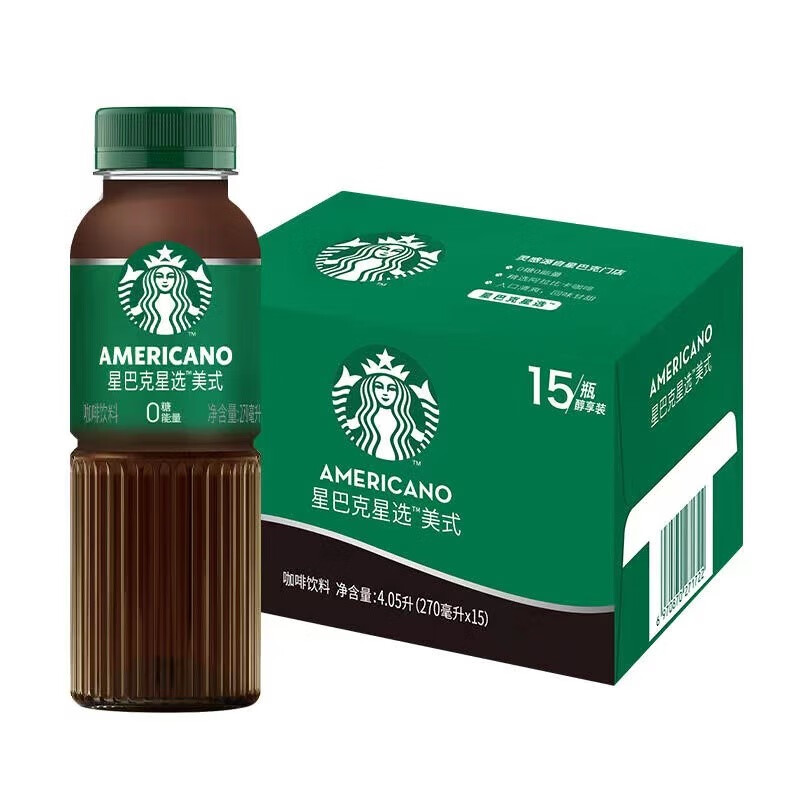 星巴克 咖啡饮料 美式 270ml*15瓶 (单位：箱)