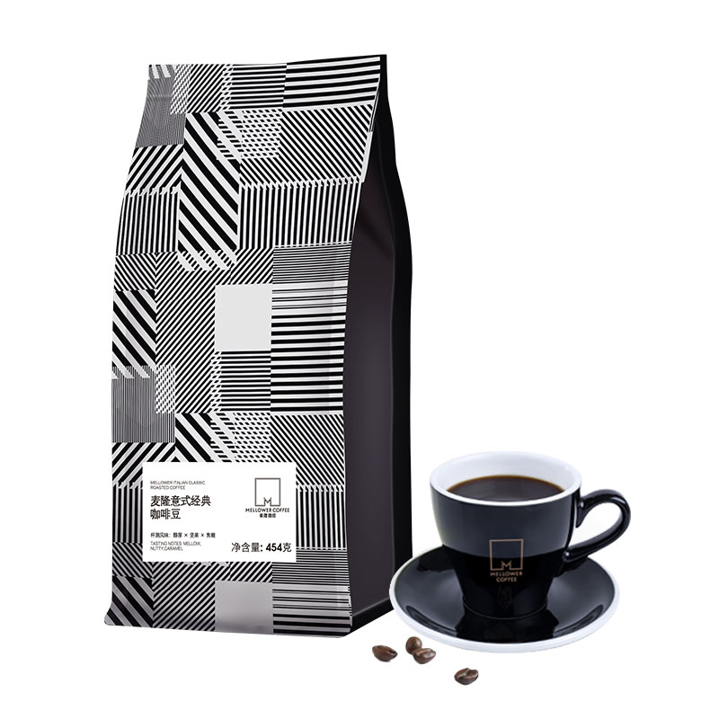 麦隆咖啡意式经典咖啡豆454g（袋）