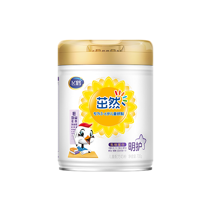 飞鹤茁然-明护 儿童配方奶粉 4段(3-6岁适用) 700克(罐)