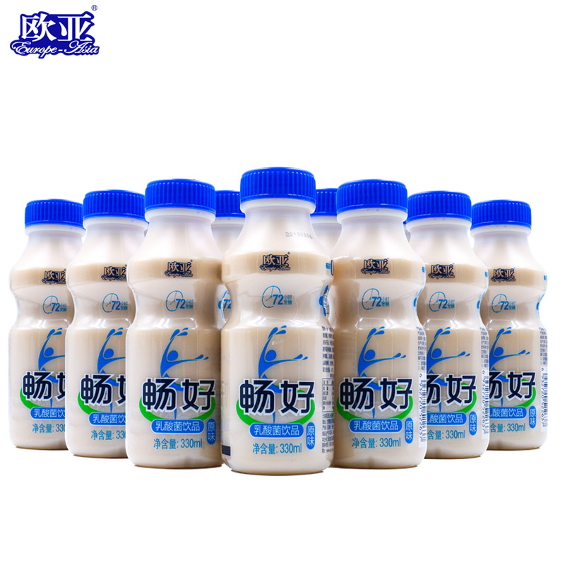 欧亚畅好原味乳酸菌牛奶饮品330ml*12瓶整箱乳制品原味乳酸菌(箱)
