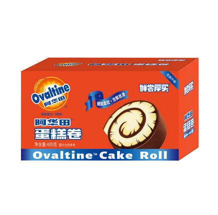 阿华田/OVALTINE  饼干蛋糕 蛋糕 400g 巧克力味(单位：箱)