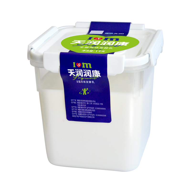 天润网红酸奶桶1kg*2（组）