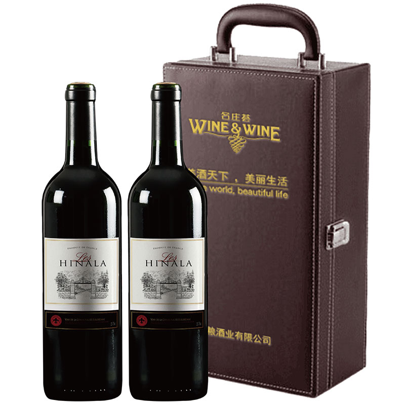 中粮名庄荟法国－希娜拉干红葡萄酒礼盒   750ml*2瓶 (盒)