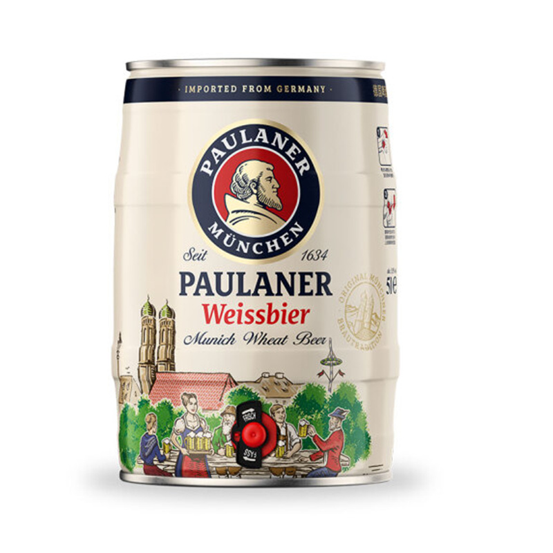 保拉纳（Paulaner）酵母型小麦啤酒 5L（桶）
