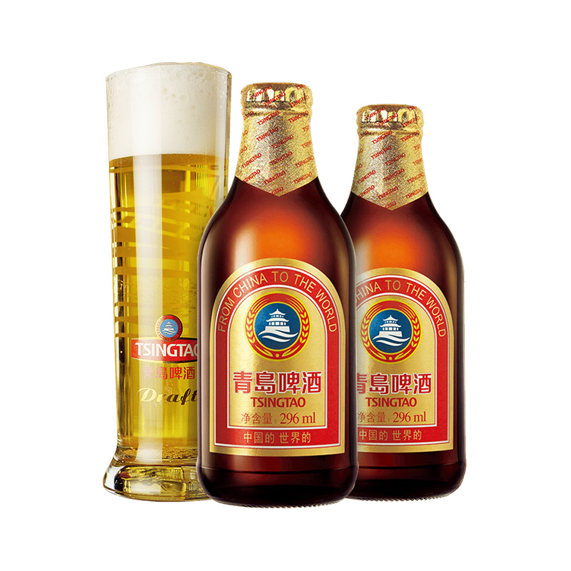 青岛啤酒（TsingTao）小棕金11度 296ml*24瓶（单位：箱）