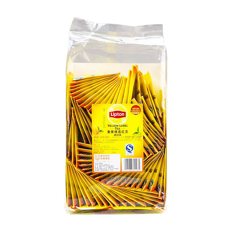 Lipton立顿 黄牌精选红茶保鲜铝箔装 160g/袋 (单位：袋)
