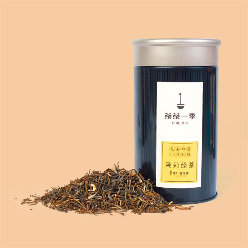 茶茶一季原叶袋泡茶如面系列40g（2g*20泡）茉莉绿茶（罐）