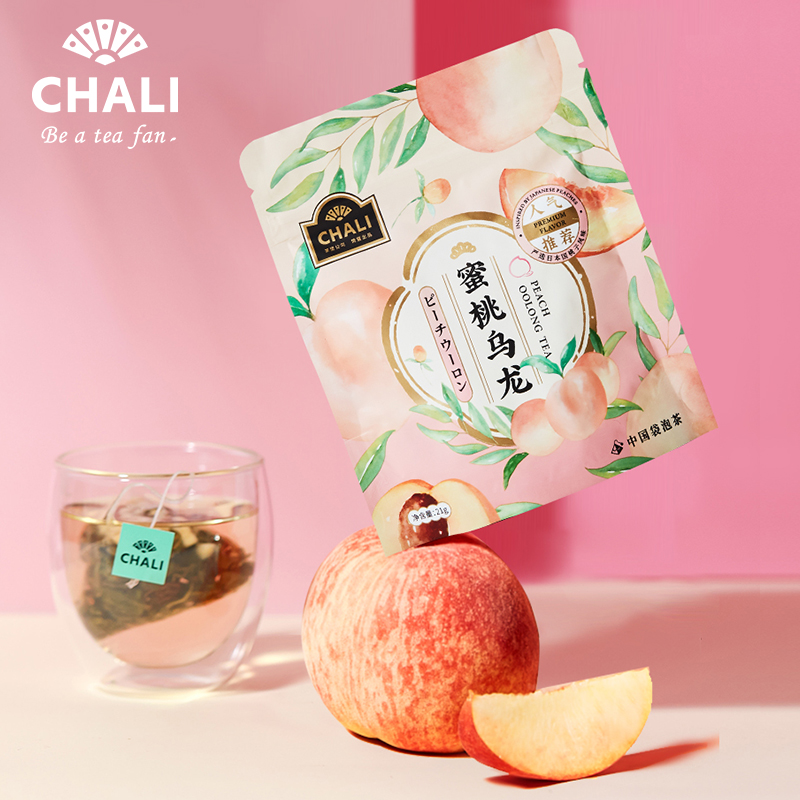 茶里CHALI 水果茶叶 蜜桃乌龙茶3g*7包（单位：袋）