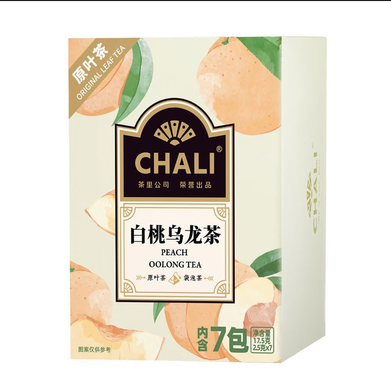 茶里（ChaLi）白桃乌龙茶2.5g*7袋  （盒）