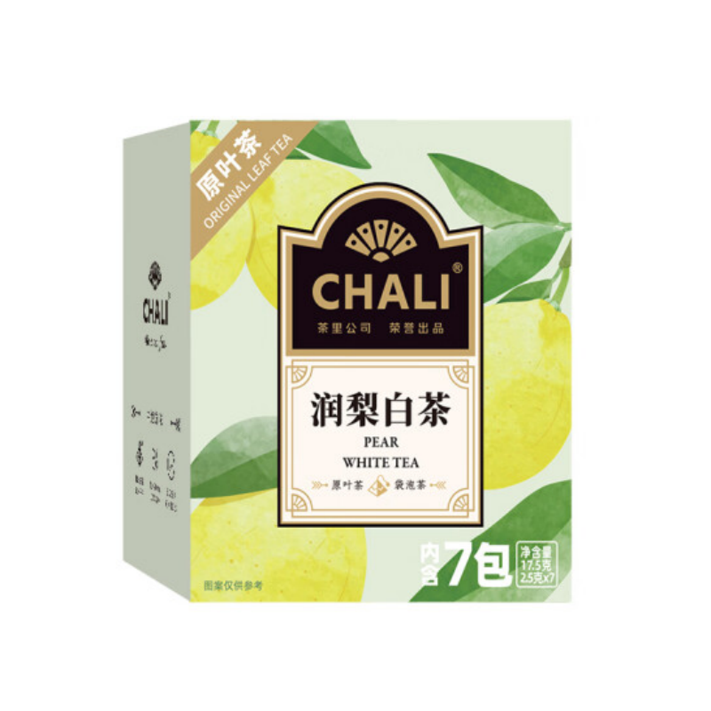 茶里（ChaLi）润梨白茶袋泡茶 2.5g/包 7包/盒 (单位：盒）