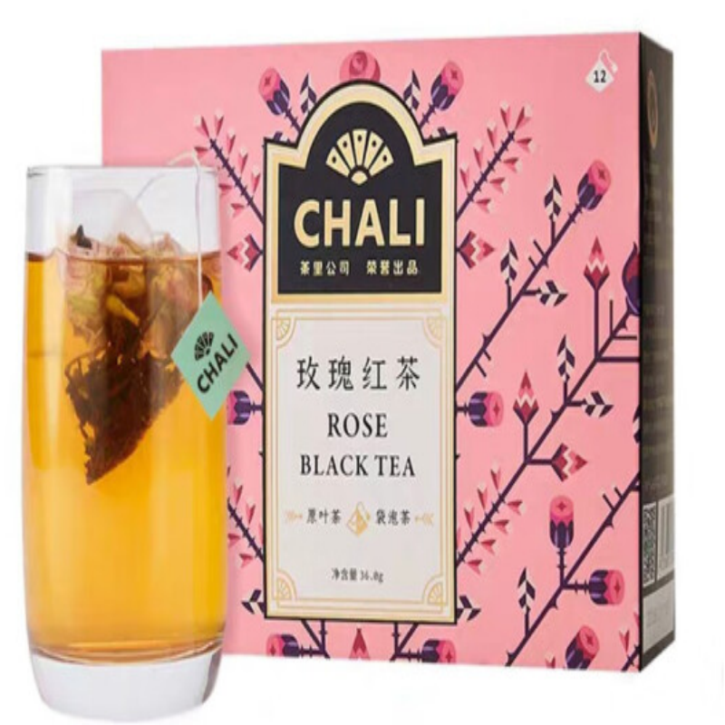 茶里（ChaLi）玫瑰红茶袋泡茶盒装36g(单位：盒)