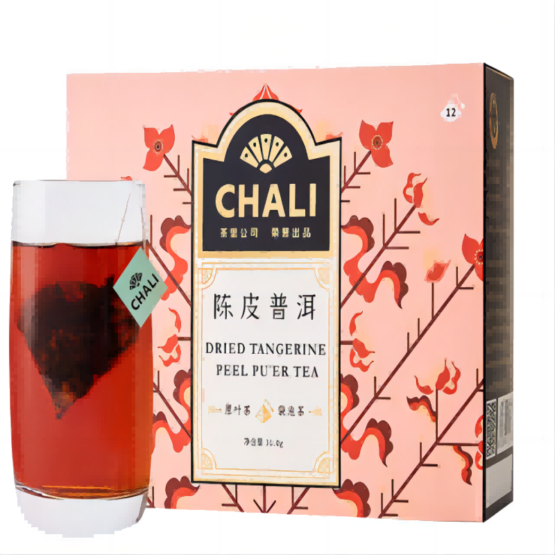 茶里（ChaLi）陈皮普洱袋泡茶盒装36g(单位：盒)