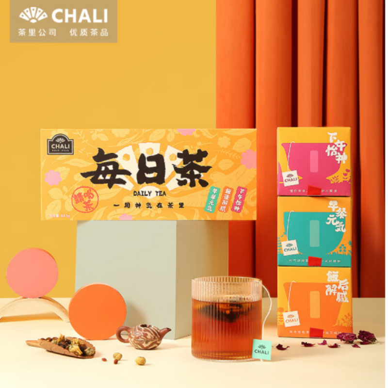 茶里（ChaLi）每日茶21包盒装63.5g袋泡茶21包盒装(单位：盒)