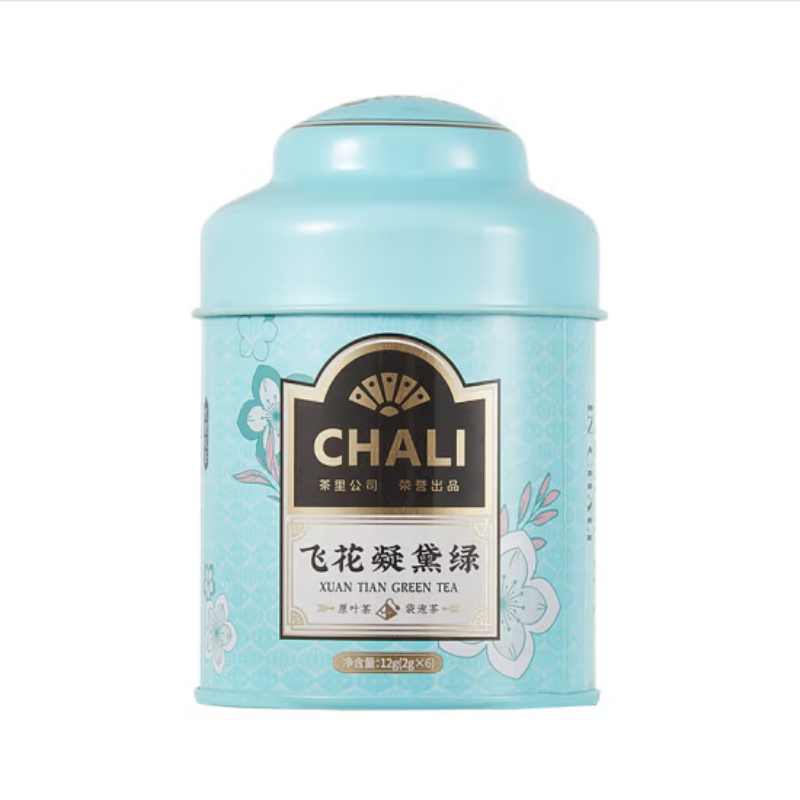 茶里（ChaLi）飞花凝黛绿袋泡茶   12g（2g×6包） /罐(单位：罐)