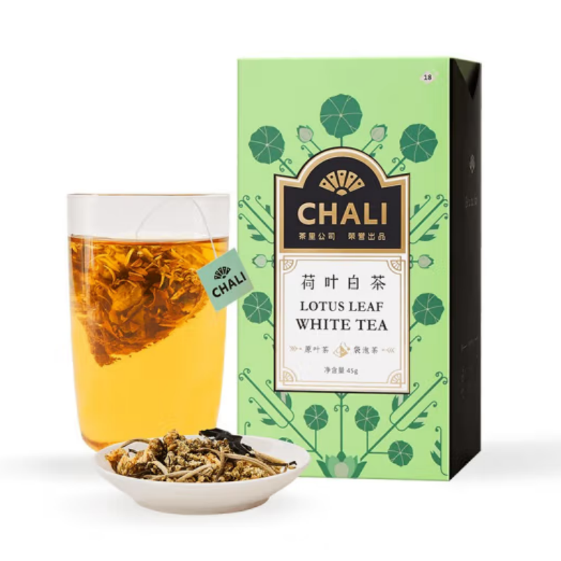 茶里（ChaLi）荷叶白茶45g袋泡茶（减肥茶）(单位：盒)