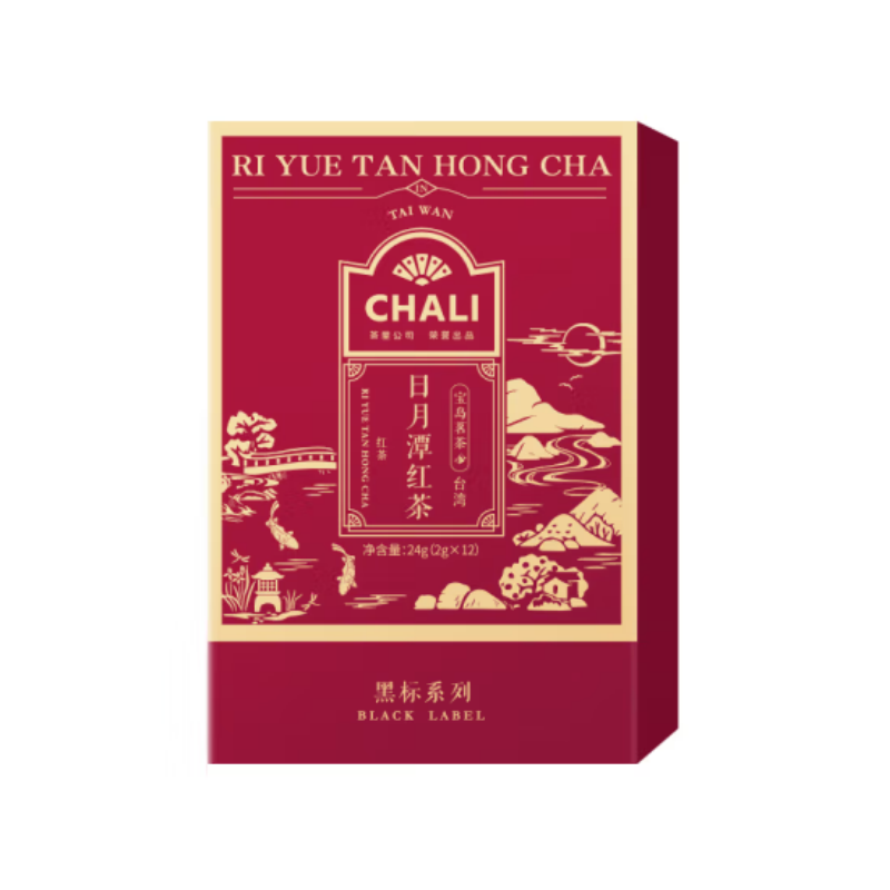 茶里ChaLi黑标红茶系列-日月潭红茶袋泡茶24g（2g×12）/盒(单位：盒)