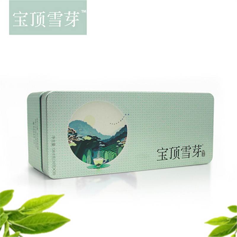 竹叶青宝顶雪芽品味级铁盒茶叶136.8g(盒)