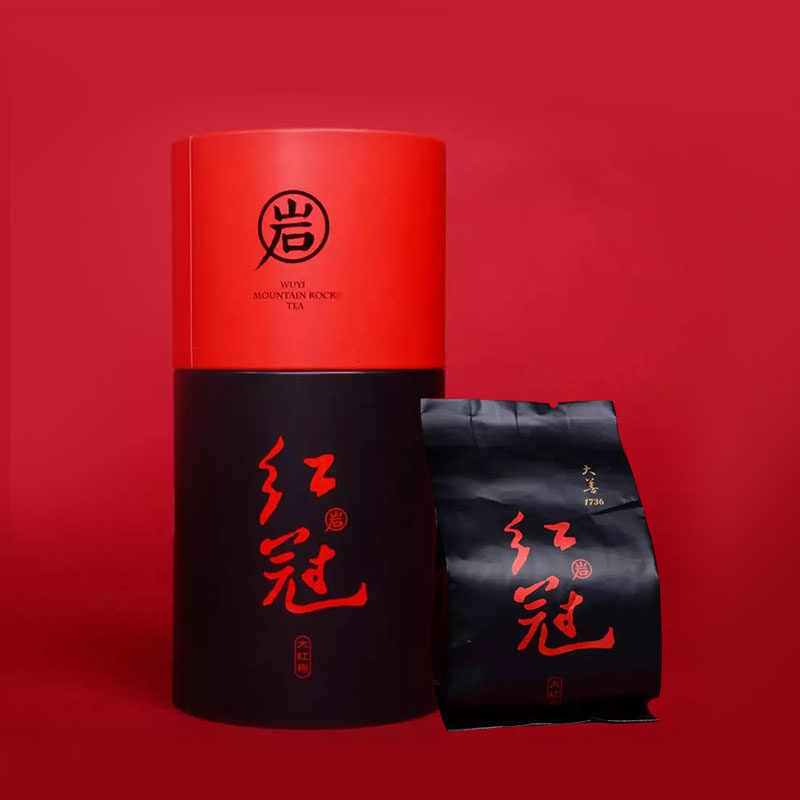 大善 岩茶 大善1736（红冠） 黑红搭配（108g/罐，两罐一提）(提)