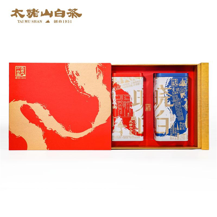 太姥山白茶福鼎2020晓白 寿眉+白牡丹礼盒装散茶160g （单位：盒）